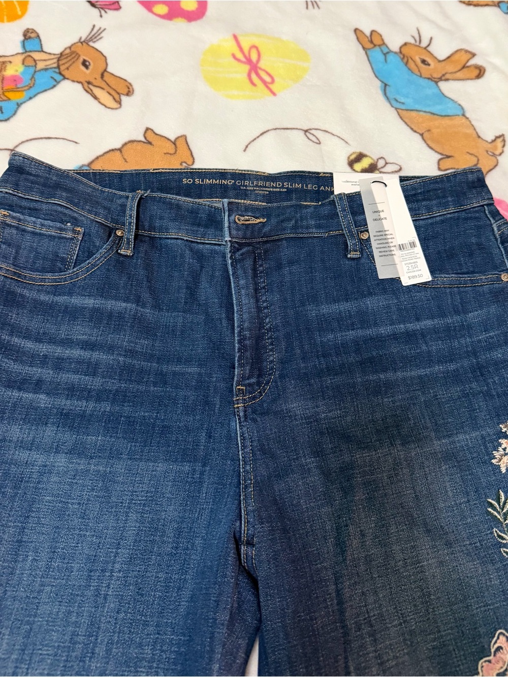 Chico's Medium Blue Boyfriend Jeans with Subtle Whiskering